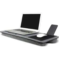 24.Se - Laptoptafel multifuctioneel - Schootbureau - Muismat en Telefoonhouder - Carbon