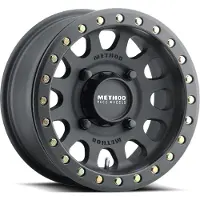 Method Wheels Method MR401 UTV Beadlock 15x6 / 5+1/49mm Offset / 5x4.5 / 72mm CB Matte Black Wheel