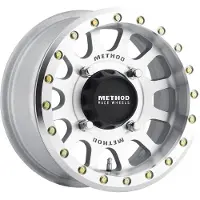 Method Wheels Method MR401 UTV Beadlock 15x7 / 4+3/13mm Offset / 4x156 / 132mm CB Machined - Raw Wheel