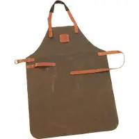 Cuisinova - Keukenschort - Leer - Bruin