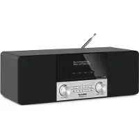 Technisat Radio/CD-speler DAB+, VHF (FM) CD, Bluetooth Incl. afstandsbediening, Acculaadfunctie Zwart
