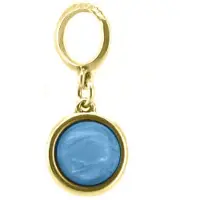 Qoss Kettinghanger Sylvia 12 mm Blauw | Goud