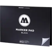 Molotow Marker Pad Black - Schetsblok - Zwart Papier - A4 Landschap