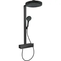 Hansgrohe Rainfinity 360 regendoucheset met ShowerTablet 350 mat zwart
