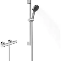 Hansgrohe Pulsify Select S douchesysteem 105 3jet Relaxation EcoSmart met Element en glijstang 65 cm chroom
