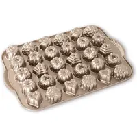 Nordic Ware Bundt Tea Cake & Candy bakvorm 30 stuks 36 x 25 gietaluminium grijs