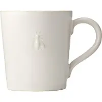 La Rochère Abeille keramische mok 2-pack Wit