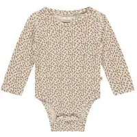 A Tiny Story romper ecru Meisjes Stretchkatoen Ronde hals All over print - maat 56