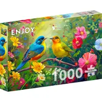 Enjoy Puzzle Lovebirds Duet Puzzel 1000 Stukjes