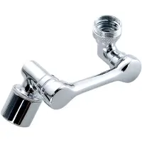 INF 1080 graden draaibare kraanverlenger met 2 stroommodi Zilver