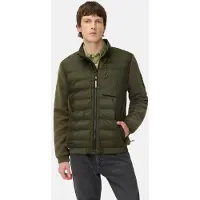 Camel active Blouson in Gewatteerde-Fleece Mix - Maat menswear-30 - Bosgroen