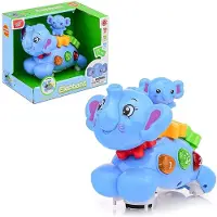 HD Elephant - Schommelende olifant - interactief - maakt geluiden en kan bewegen (incl. batterijen)