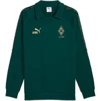 Puma Sportsweatshirt 'Borussia Mönchengladbach King' goud / groen / donkergroen / zwart