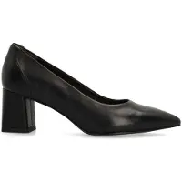 No Stress Zwarte leren pumps | Maat 39
