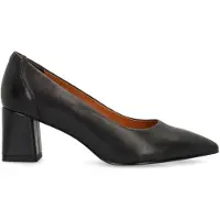 No Stress Donkerblauwe leren pumps | Maat 38