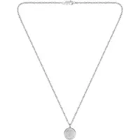 BOSS Zilverkleurige ketting met Double B-monogrammedaillon