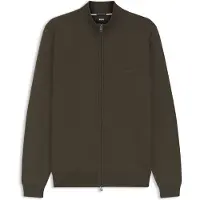 HUGO BOSS Boss Black vest groen effen wol