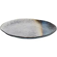 H&h craquelé aardewerk bord - 27 cm plat