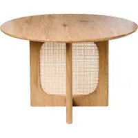 Beliani KARLO - Eettafel - Lichtbruin - Hout
