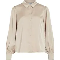 Vila Blouse 'VIEnna Ravenna' greige