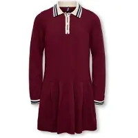 ONLY GIRLS Jurk 'KOGKalana' navy / donkerrood / wit