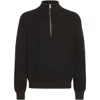!Solid Trui ' SDRIVER HALFZIP ' zwart