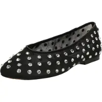 Steve madden Ballerina 'Viv' zwart / transparant