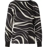 s.Oliver Black Label Blouse zwart / wit