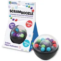 Learning Resources Scramboozle Puzzle Ball - 3D Brain Teasers and Puzzle Games for Kids and Adults Puzzle Sort Ball Game Fidget Toys Travel Games f