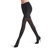 Falke Cellulite Control tegen cellulitis materiaal halfdoorzichtig 50 DEN panty dames zwart - maat M