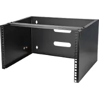 StarTech.com Wandmontage Beugel voor Patchpanelen - 6U - Voor 36cm diepe serverracks - Zwart