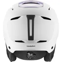 Uvex Resolution, skihelm, wit/paars