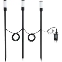 Eglo Zancaro Grondpin Buiten - LED - 60 cm - Zwart/Wit