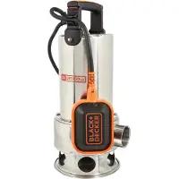 Black & Decker 51758 BXUP1100XDE dompelpomp voor vuilwater (1100 W, maximale opvoer capaciteit 16,5 liter per uur, maximale opvoerhoogte 10,5 meter)