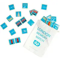 Bigjigs Houten geheugenspel London, educatief speelgoed voor kinderen