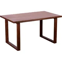 Lewis & Loft Eettafel Lore - Rechthoek - FSC-gecertificeerd mangohout - 140x85 cm - Walnoot bruin