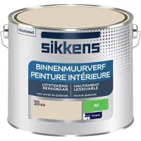 Sikkens - Binnenmuurverf Mat Rijks - RIJKS zacht oker - 2,5 L - 27.50m2 - Voor binnen - Uitstekend reinigbaar - Hoge dekkracht - Mooi matte afwerking - Kleurcollectie Rijksmuseum