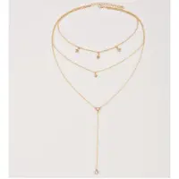 Fashion Jewelry Laagjes ketting sterretjes | goud gekleurd