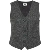 We fashion Gilet donkergrijs