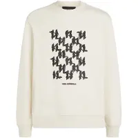 Karl Lagerfeld Sweatshirt crème / zwart