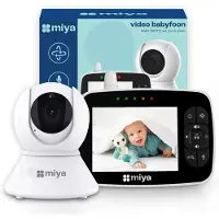 Miya M35 Babyfoon - Babyfoon met camera - Op afstand bestuurbaar - Video & Audio - Baby monitor