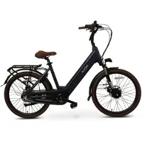 Avon Bx1 Elektrische Kinderfiets 24 Inch – 250w Voorwielmotor 504wh Accu 90km Actieradius Hydraulische Schijfremmen Nexus 3-speed Kleurendisplay Lage Instap Jeans Blue