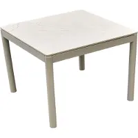 AVH-Collectie Joshua lounge tuintafel 59x59xH43 cm aluminium latte