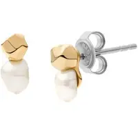 Skagen AGNETHE PEARL Dames Oorbellen - Goudkleurig