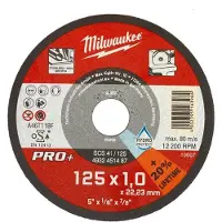 Milwaukee Metaaldoorslijpschijf SCS41 125 x 1 mm PRO+ - 50 stuks - 4932451487 - 4932451487