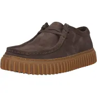 Clarks veterschoenen Torhill, gemaakt van hoogwaardige materialen, kleur: donkerbruin suède, maat 40