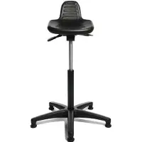 Topstar STANDSTAR Tekenkruk Kunststof Zonder armleuning In hoogte verstelbare zitting Zwart 110 kg 355 x 255 mm