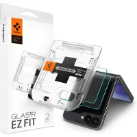 Spigen GLAStR EZ Fit Screenprotector 2 Pack + Applicator voor de Samsung Galaxy Z Flip 6 / Flip 7 FE