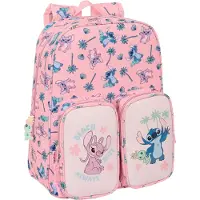 Disney Small Stitch Beach 10l 27x33x10 Cm Backpack Roze Kinderen