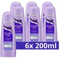 Andrélon Zilver Care conditioner - 6 x 200 ml | Conditioner van